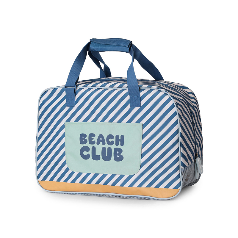 Bolso de Playa con Rejilla Stripes Blues Beyond