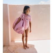 Bolso de Playa con Rejilla Whale Pink