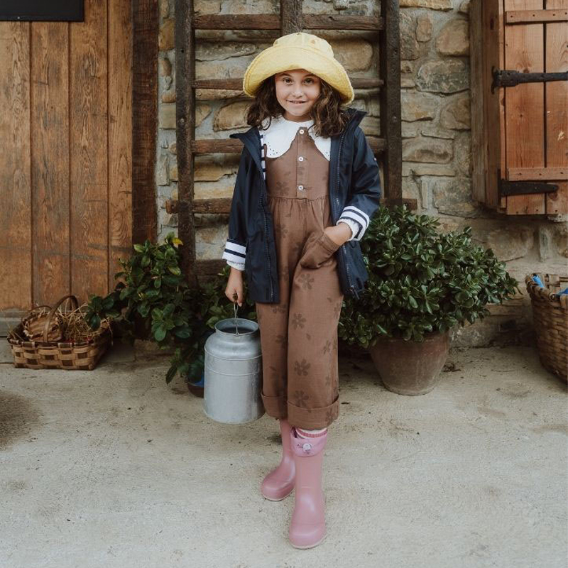 Botas de agua respetuosas Yogi Dk Cuello Rosa