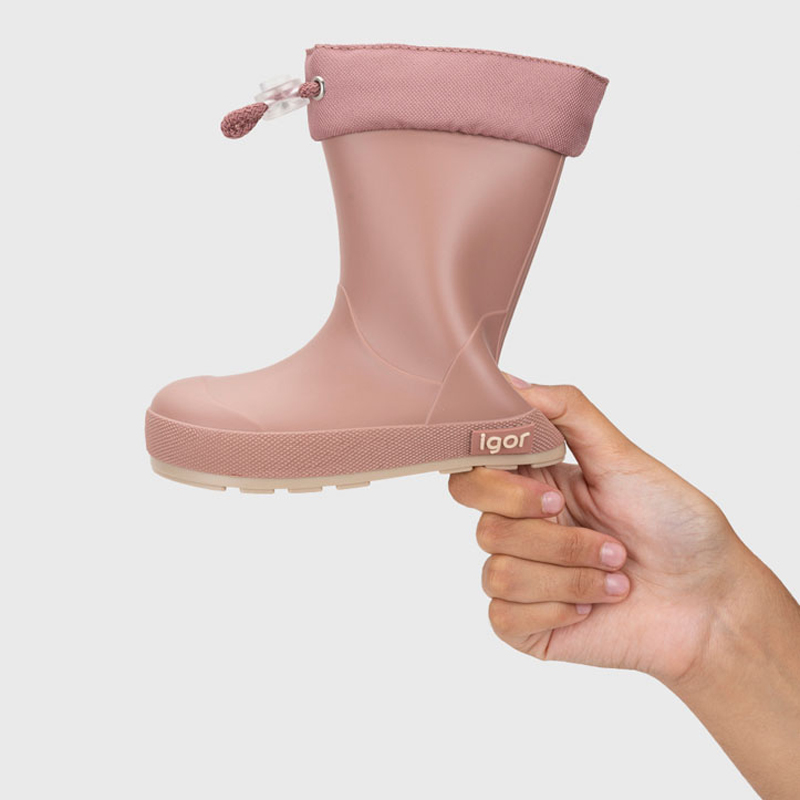 Botas de agua respetuosas Yogi Dk Cuello Rosa