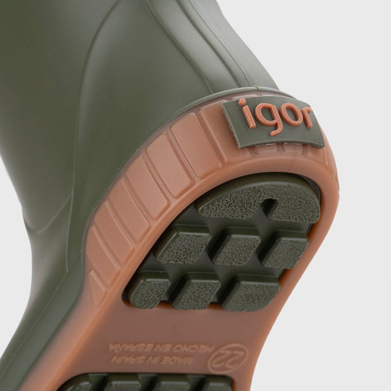 Botas de agua barefoot Igor Pau Kaki