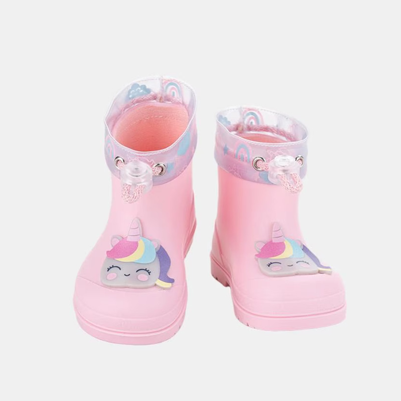 Botas de agua respetuosas Igor Mendi Unicornio Rosa