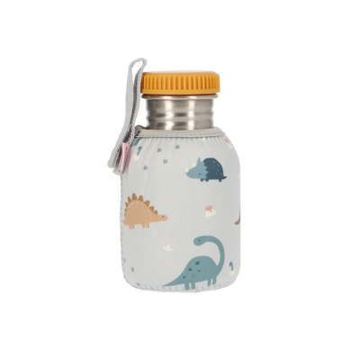 Garrafa de Aço com Estojo Dinos World 350 ml Garrafa de Aço com Estojo Dinos World 350 ml