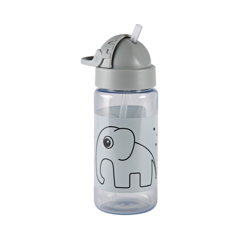 Botella con Pajita: Elphee Gris