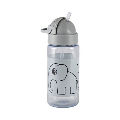 Botella con Pajita: Elphee Gris Botella con Pajita: Elphee Gris