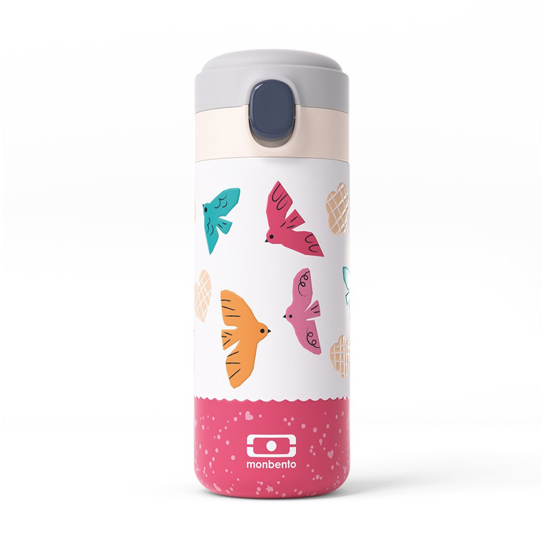 Botella de Acero Inoxidable Pop Birds