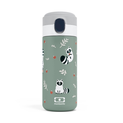 Botella de Acero Inoxidable Pop Mapache