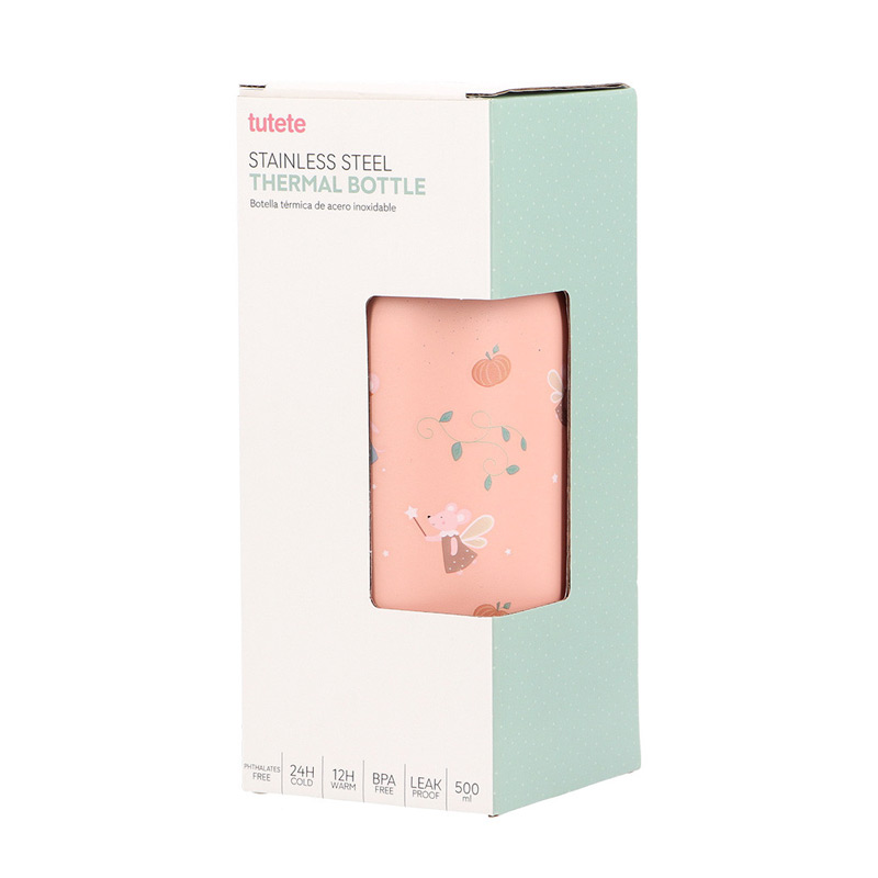 Botella de Acero Térmica Mouse Fairies 500ml