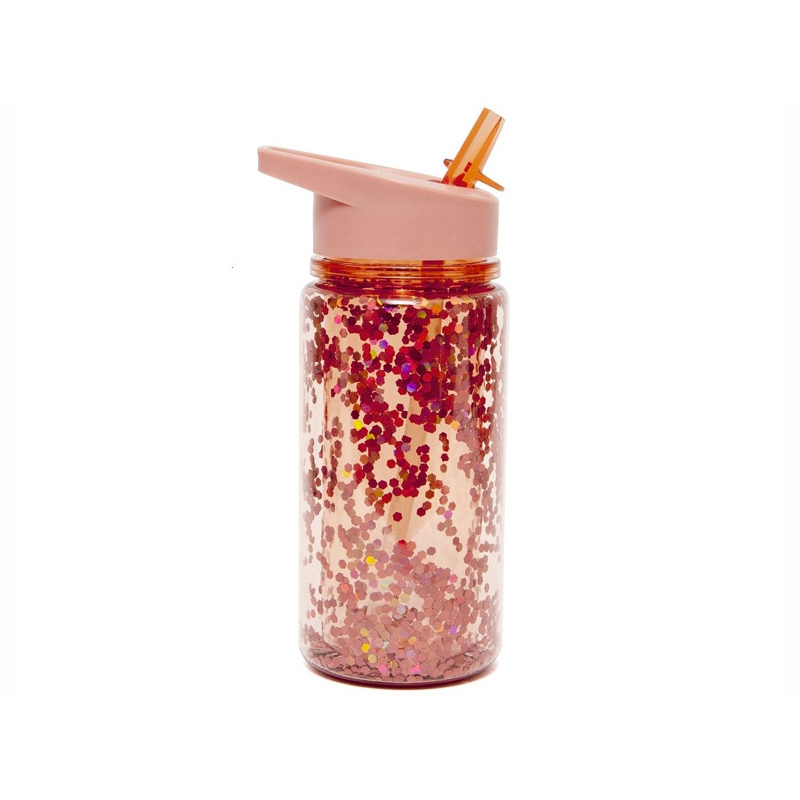 Botella Purpurina Rosa