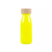 Botella Sensorial Fosforescente Amarilla