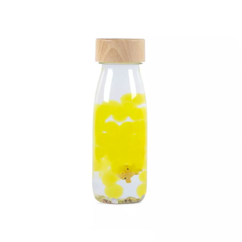 Garrafa Sensorial Sons de peixe Amarelo