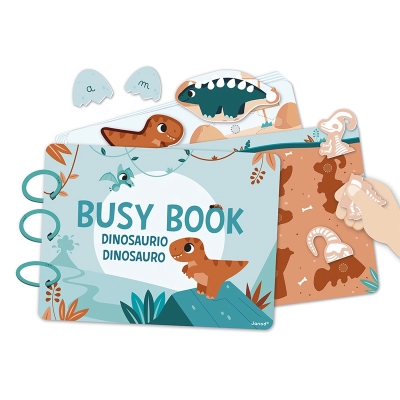 Busy Book: Libro de actividades Dinosaurios
