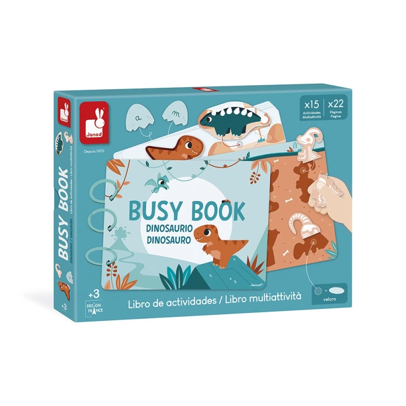 Busy Book: Libro de actividades Dinosaurios