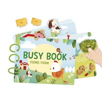 Busy Book: Libro de actividades Granja