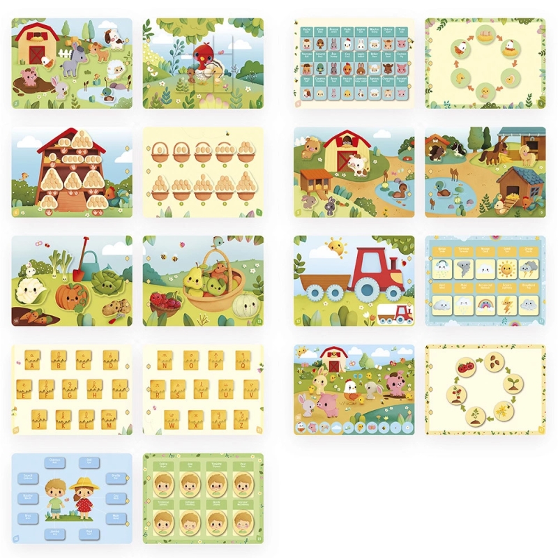 Busy Book: Libro de actividades Granja