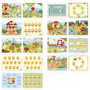 Busy Book: Libro de actividades Granja