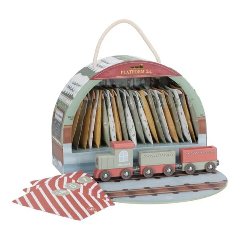 Caja Adviento Tren Navidad Little Dutch