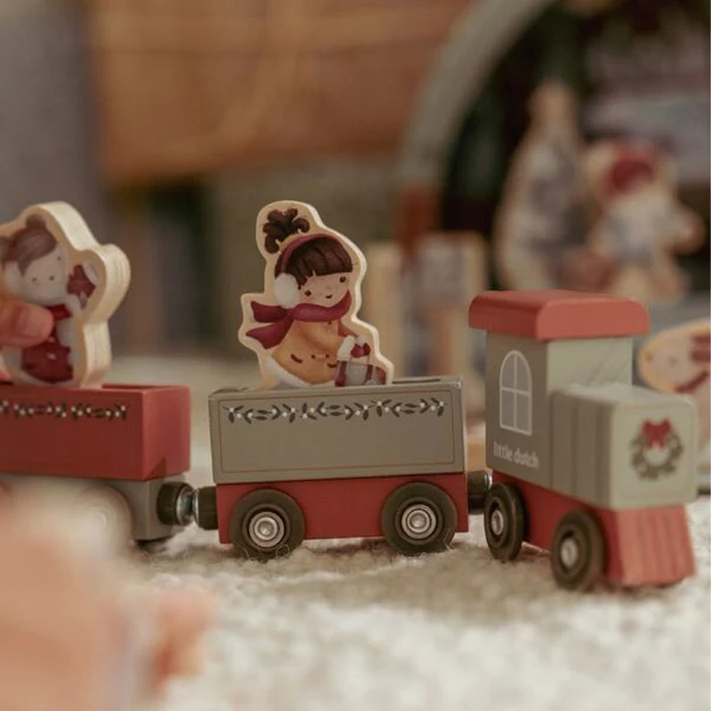 Caja Adviento Tren Navidad Little Dutch