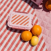 Caja Almuerzo Bento Stripes Bloom Blush