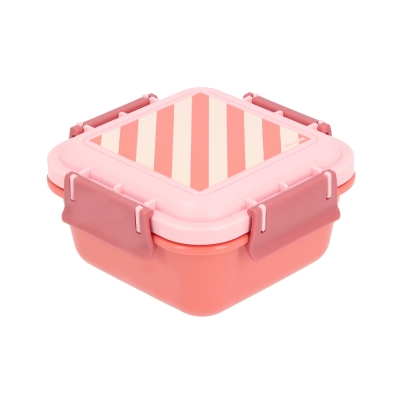 Caja Almuerzo Grande Stripes Bloom Blush
