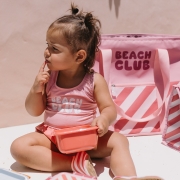 Caja Almuerzo Grande Stripes Bloom Blush