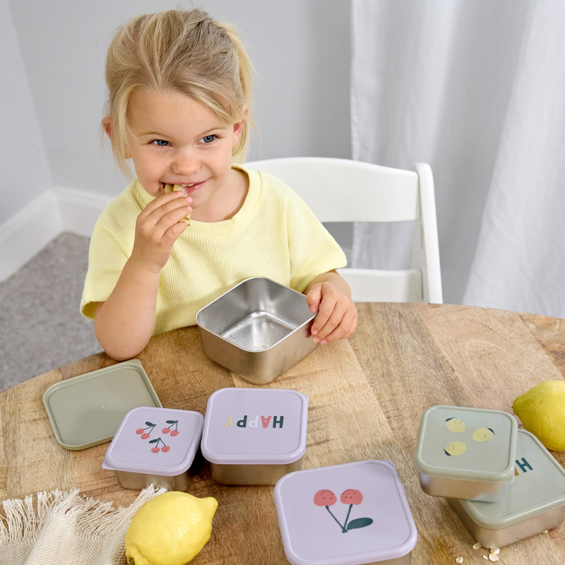 3 Cajas Acero Inoxidable Lemon