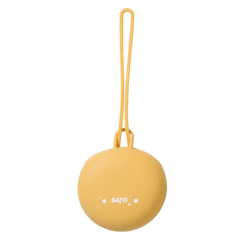 Cajita Portachupetes de Silicona Mostaza