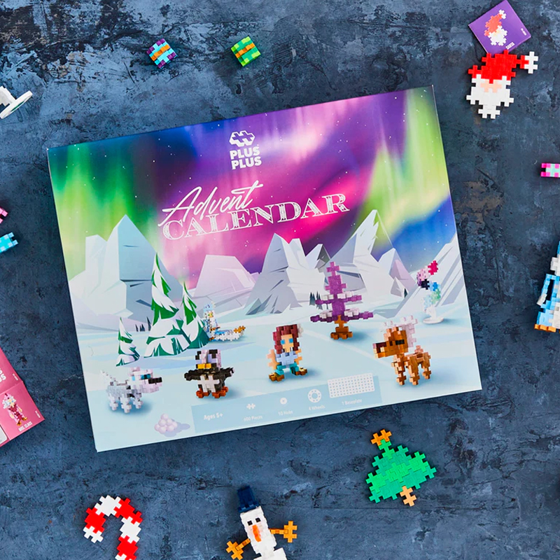 Calendario de Adviento Plus-Plus Aurora Boreal