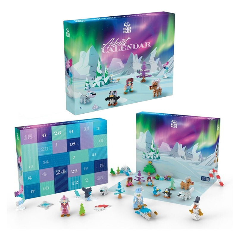 Calendario de Adviento Plus-Plus Aurora Boreal