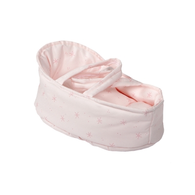 Capazo Rosa Estrellitas 26 cm Capazo Rosa Estrellitas 26 cm