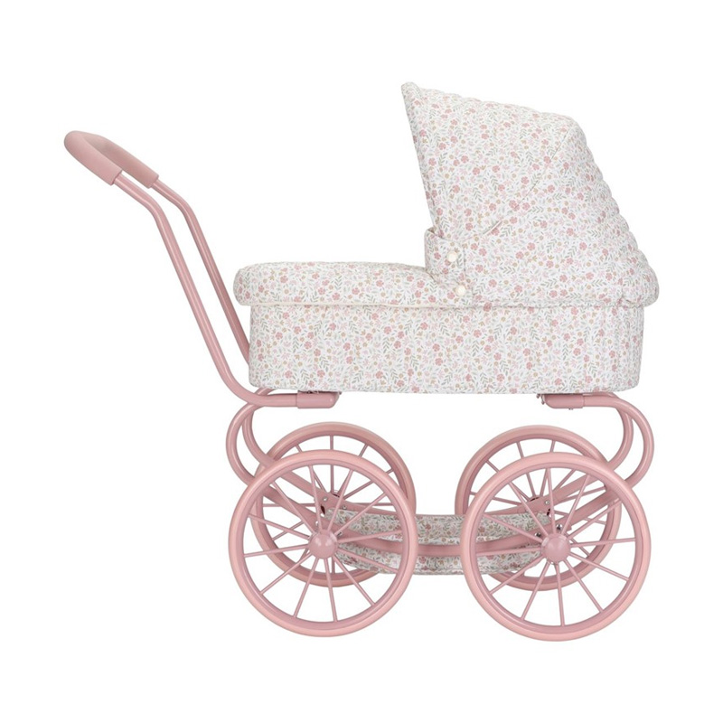 Carrito con Capazo para Muñeca de Metal