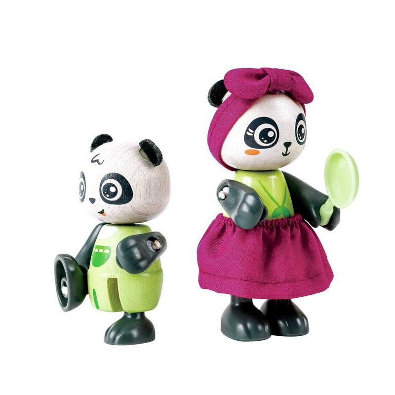 Casa de Bambú Osos Pandas