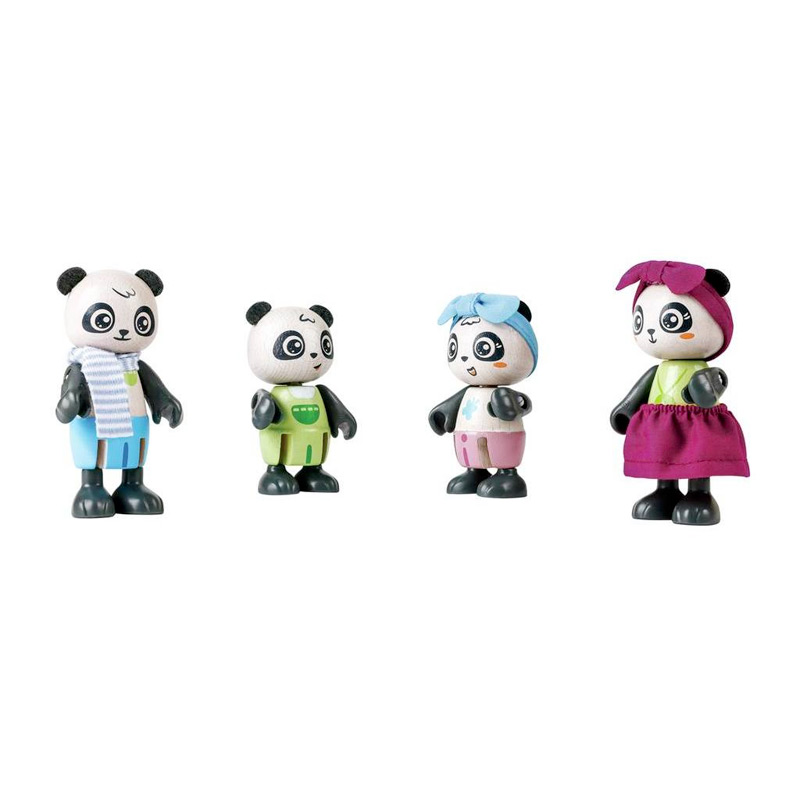 Casa de Bambú Osos Pandas