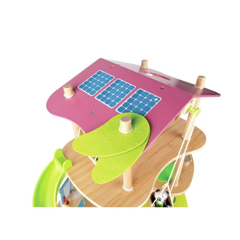 Casa de Bambú Osos Pandas