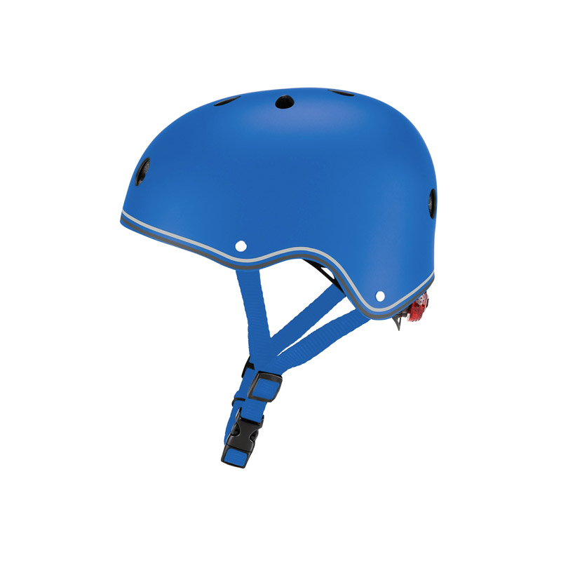 Casco Junior con Luces Azul