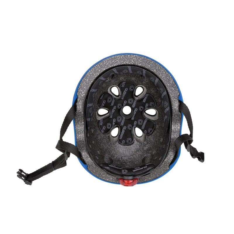 Casco Junior con Luces Azul