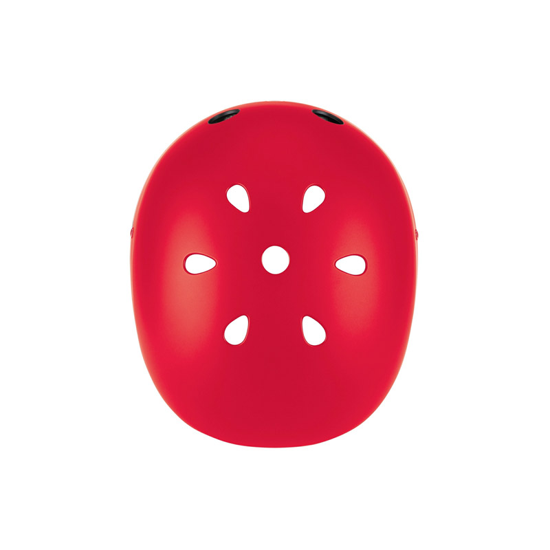 Casco Junior con Luces Rojo