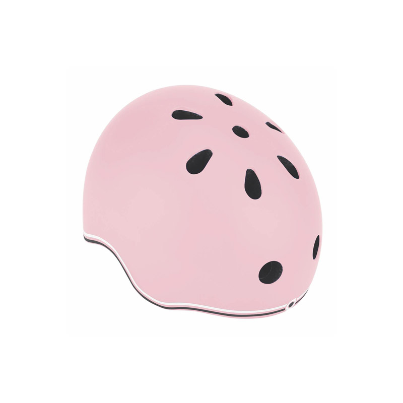 Casco Pequeño con Luces Rosa Pastel