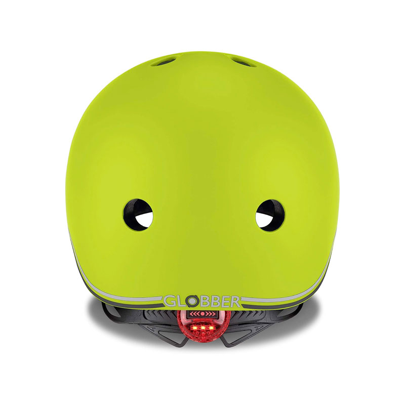 Capacete Pequeno com Luzes Verde