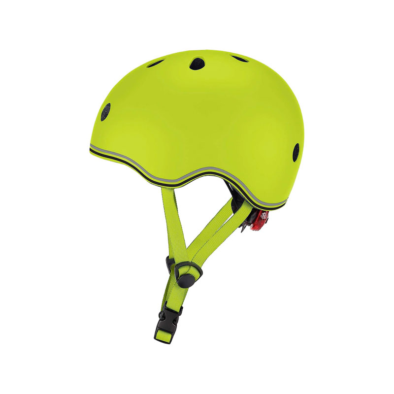 Capacete Pequeno com Luzes Verde