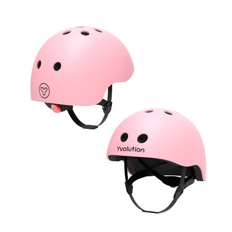 Casco Pequeno Rosa Yvolution en Minikidz