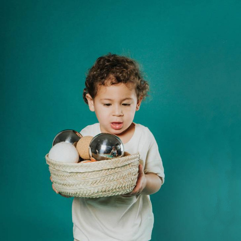 Cesto de Folhas de Palma