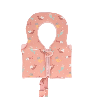 Chaleco Flotador Aprendizaje Mermaid Cats 1-2 años