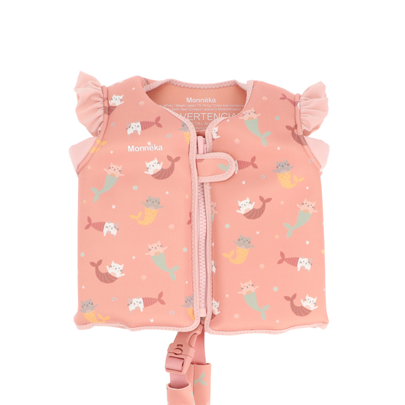 Chaleco Flotador Aprendizaje Mermaid Cats 3-6 años