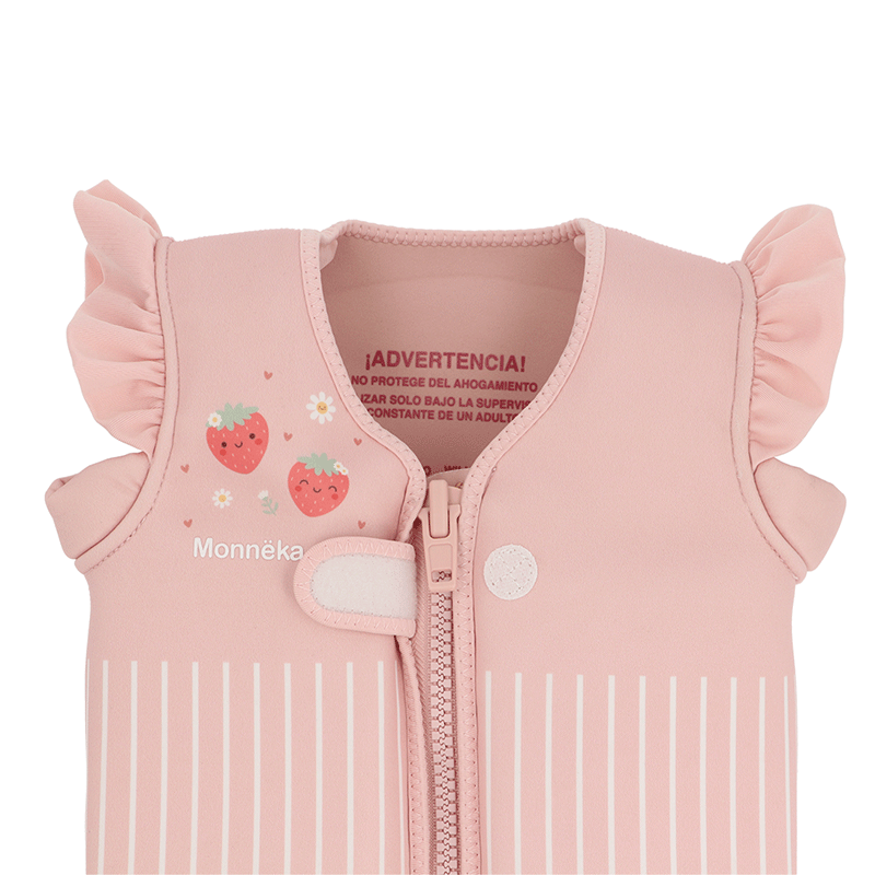 Chaleco Flotador Aprendizaje Strawberries 2 a 3 años