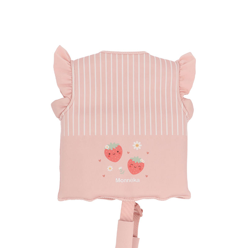 Chaleco Flotador Aprendizaje Strawberries 2 a 3 años