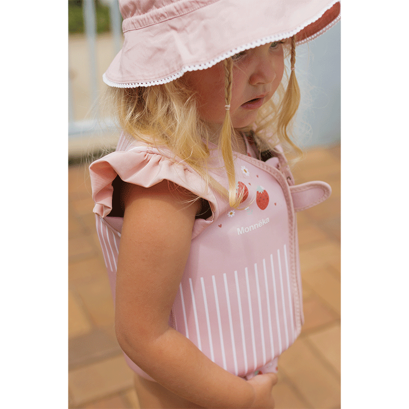 Chaleco Flotador Aprendizaje Strawberries 2 a 3 años