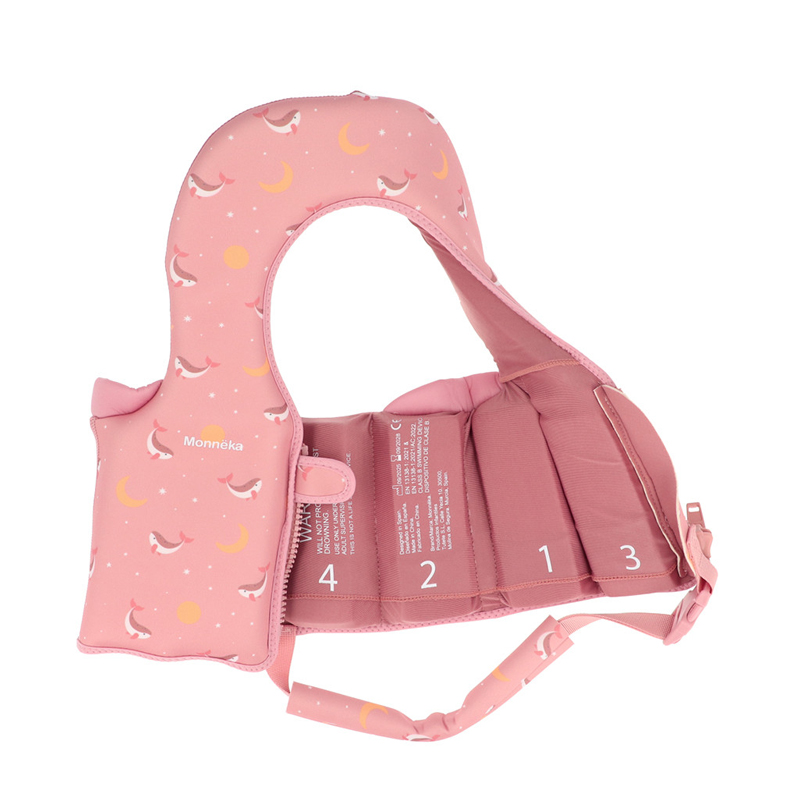 Chaleco Flotador Aprendizaje Whale Pink 1-2 años