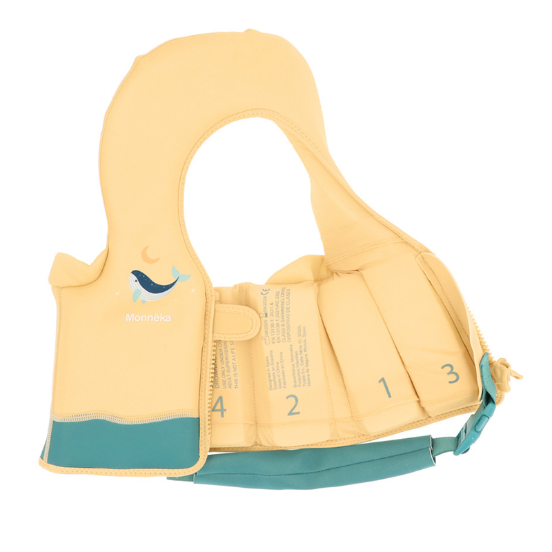 Chaleco Flotador Aprendizaje Whale Teal 1-2 años