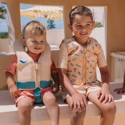 Chaleco Flotador Aprendizaje Whale Teal 1-2 años